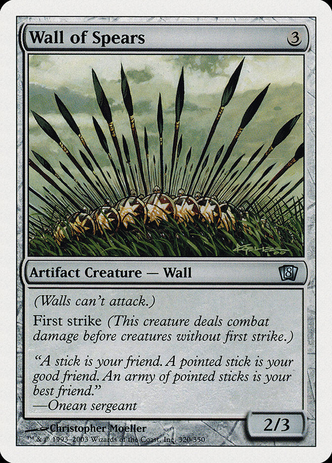 Wall of Spears [Eighth Edition] Foil