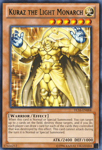 Kuraz the Light Monarch (Green) [DL16-EN004] Rare - Josh's Cards