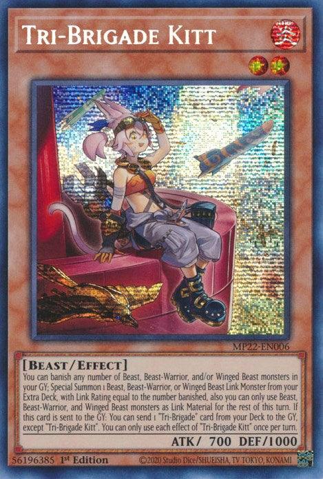 Tri-Brigade Kitt [MP22-EN006] Prismatic Secret Rare - Josh's Cards