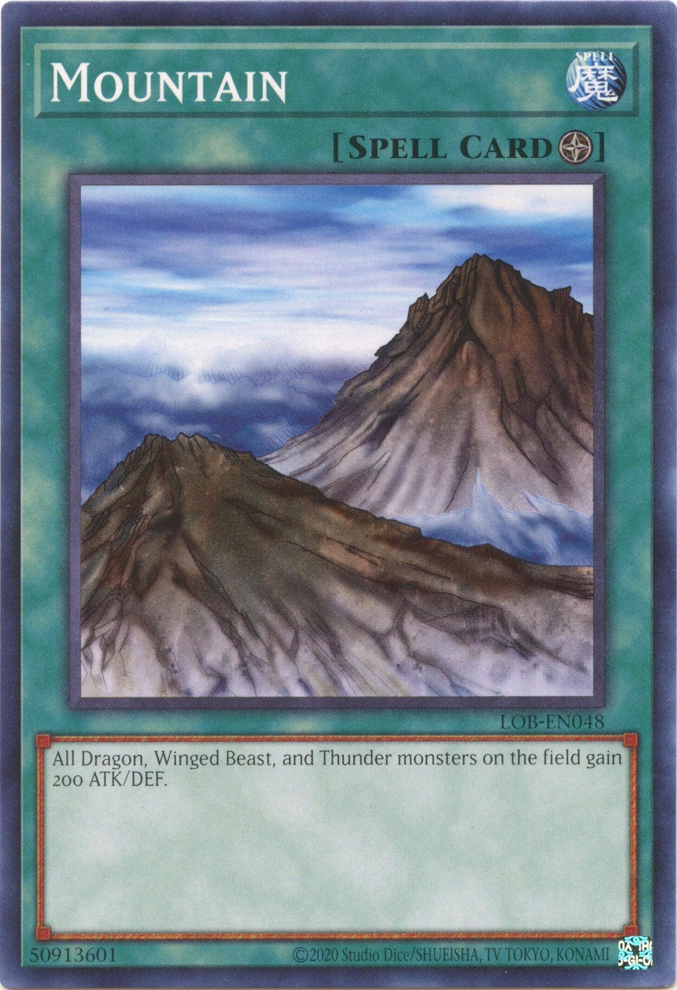 Mountain (25th Anniversary) [LOB-EN048] Common - Josh's Cards