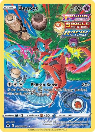 Deoxys [GG12] (Crown Zenith Galarian Gallery) Holofoil