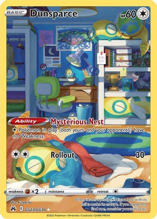 Dunsparce [GG23] (Crown Zenith Galarian Gallery) Holofoil