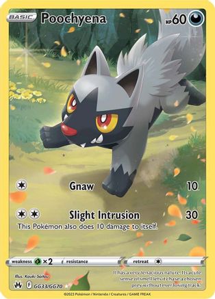 Poochyena [GG33] (Crown Zenith Galarian Gallery) Holofoil