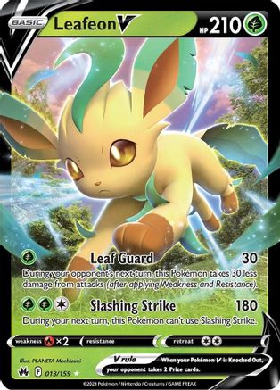 Leafeon V [13] (Crown Zenith) Holofoil