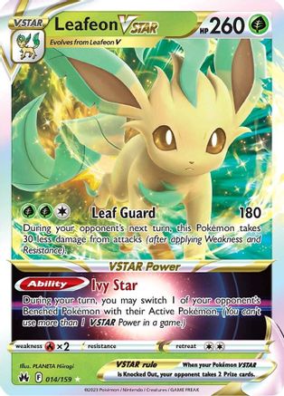 Leafeon VSTAR 014/159 - Crown Zenith Holofoil