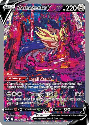 Zamazenta V [GG54] (Crown Zenith Galarian Gallery) Holofoil