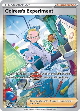 Colress's Experiment GG59/GG70 - Crown Zenith Galarian Gallery Holofoil