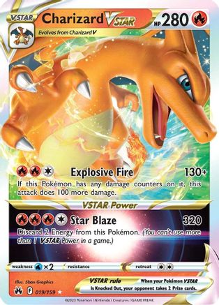 Charizard VSTAR [19] (Crown Zenith) Holofoil