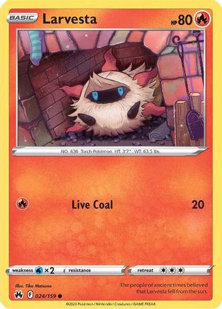 Larvesta 024/159 - Crown Zenith Reverse Holofoil