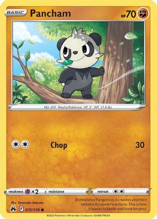 Pancham 072/159 - Crown Zenith