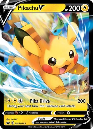 Pikachu V [SWSH285] (SWSH Black Star Promos) Holofoil