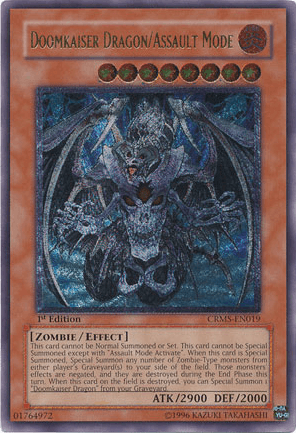 Doomkaiser Dragon/Assault Mode [CRMS-EN019] Ultimate Rare - Josh's Cards
