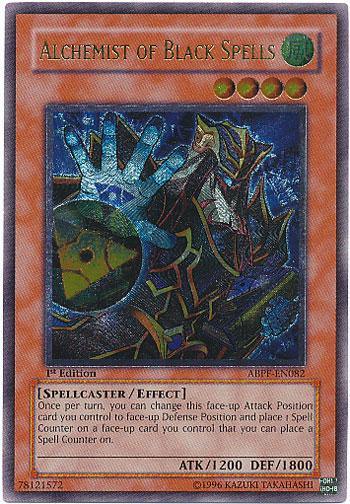 Alchemist of Black Spells [ABPF-EN082] Ultimate Rare - Josh's Cards