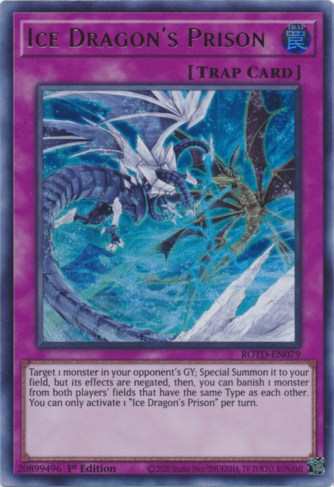 Ice Dragon's Prison [ROTD-EN079] Ultra Rare - Josh's Cards