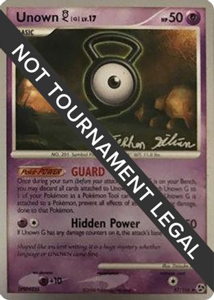 Unown [G] 2009 (Stephen Silvestro) 057 - World Championship Decks