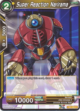 Super Reaction Narirama (TB1-092) [The Tournament of Power] Parallel Foil