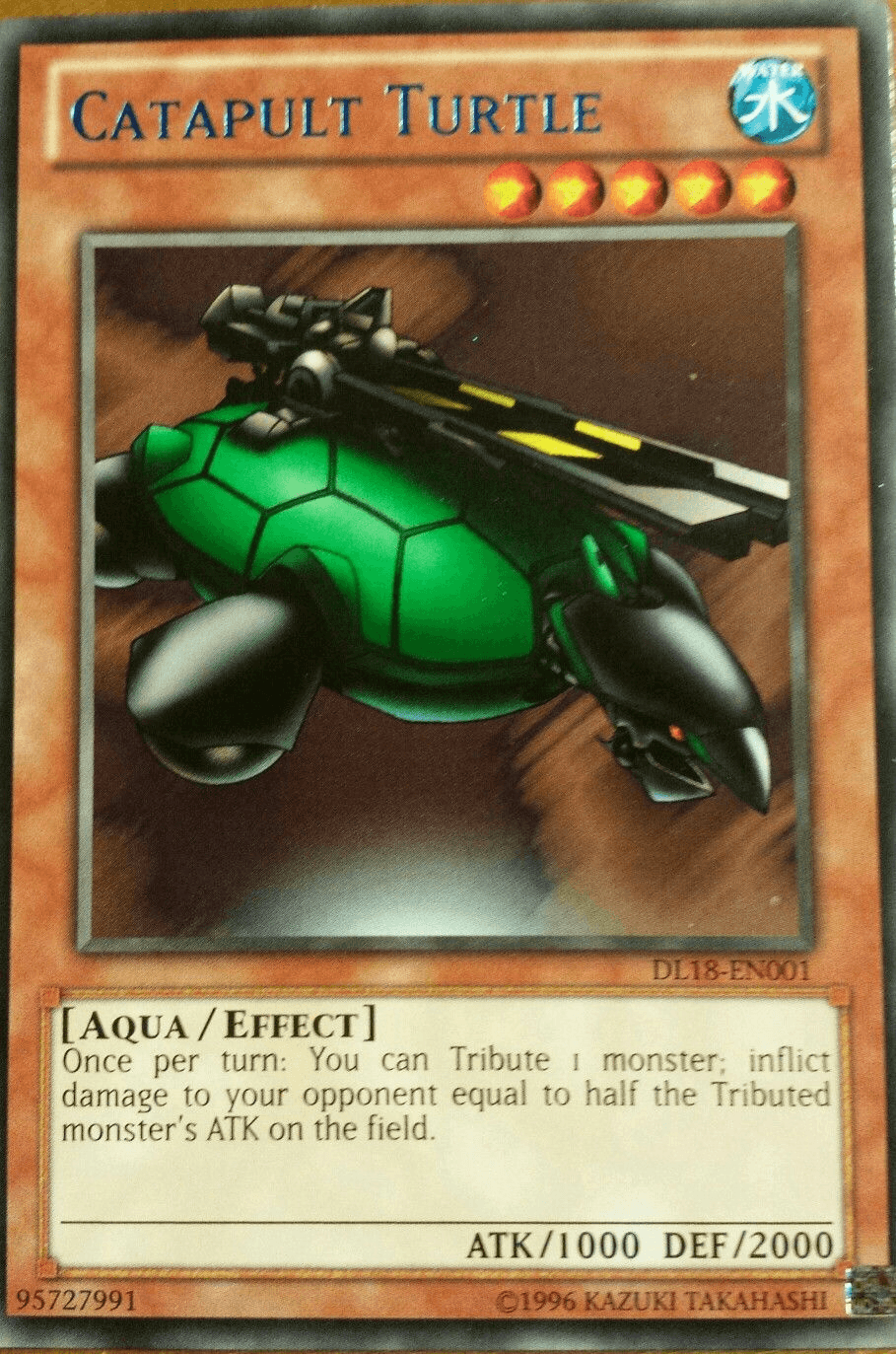 Catapult Turtle (Blue) [DL18-EN001] Rare - Josh's Cards