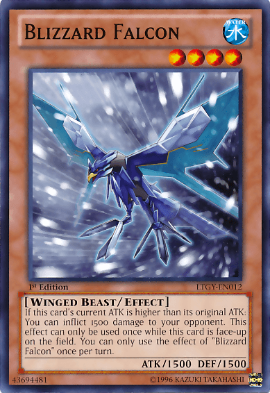 Blizzard Falcon [LTGY-EN012] Common - Josh's Cards