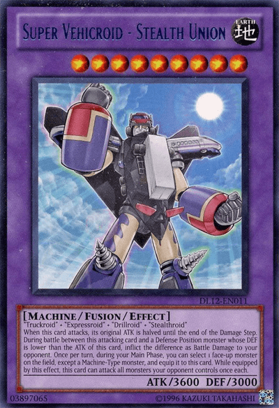 Super Vehicroid - Stealth Union (Blue) [DL12-EN011] Rare - Josh's Cards