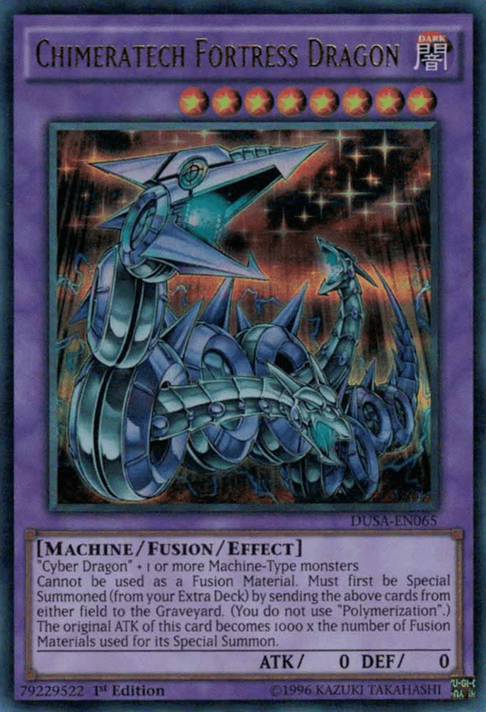 Chimeratech Fortress Dragon [DUSA-EN065] Ultra Rare - Josh's Cards