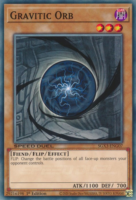 Gravitic Orb (SGX3-ENG07) - Speed Duel GX: Duelists of Shadows 1st Edition