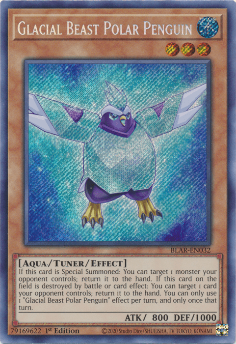 Glacial Beast Polar Penguin [BLAR-EN032] Secret Rare - Josh's Cards