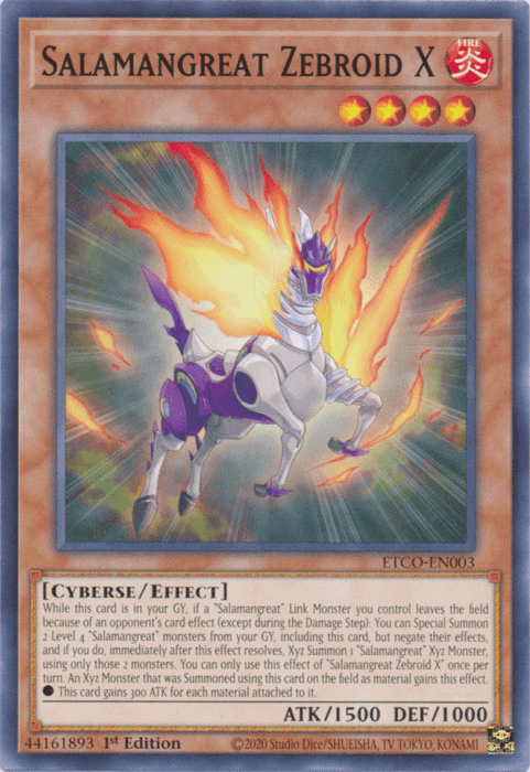 Salamangreat Zebroid X [ETCO-EN003] Common - Josh's Cards