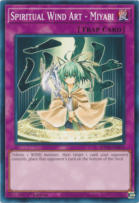 Spiritual Wind Art - Miyabi [SDCH-EN033] Common - Josh's Cards