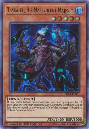 Tlakalel, His Malevolent Majesty [RIRA-ENSP1] Ultra Rare - Josh's Cards