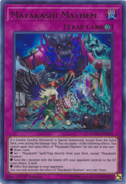 Mayakashi Mayhem [DUOV-EN056] Ultra Rare - Josh's Cards