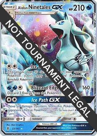 Alolan Ninetales GX 2017 (Zachary Bokhari) 022 - World Championship Decks