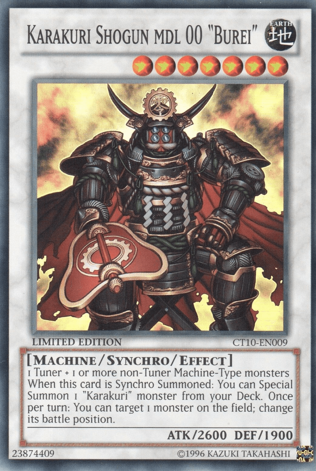 Karakuri Shogun mdl 00 "Burei" [CT10-EN009] Super Rare - Josh's Cards
