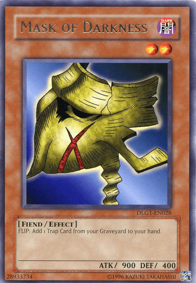Mask of Darkness [DLG1-EN028] Rare - Josh's Cards
