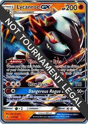 Lycanroc GX 2018 (Naohito Inoue) 074 - World Championship Decks