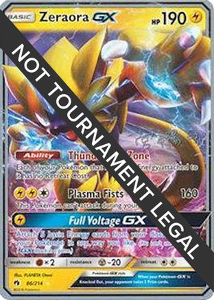 Zeraora GX - 2019 (Haruki Miyamoto) [86] (World Championship Decks)