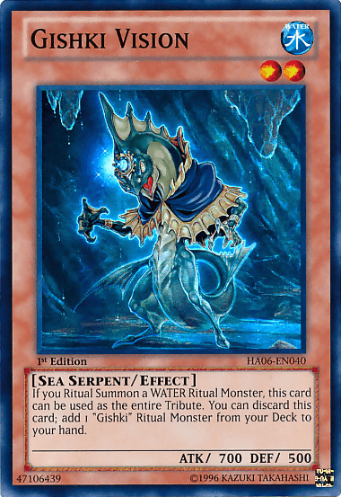 Gishki Vision [HA06-EN040] Super Rare - Josh's Cards
