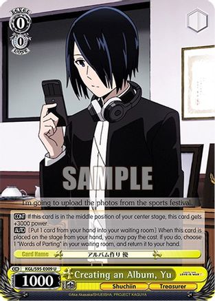 Creating an Album, Yu [Kaguya-Sama: Love is War?]