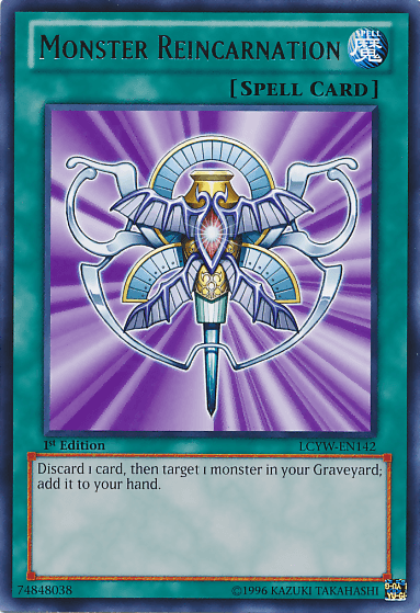 Monster Reincarnation [LCYW-EN142] Rare - Josh's Cards