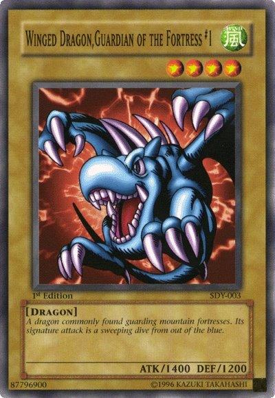 Winged Dragon, Guardian of the Fortress #1 [SDY-003] Common - Josh's Cards