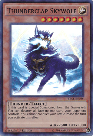 Thunderclap Skywolf [SECE-EN036] Super Rare - Josh's Cards