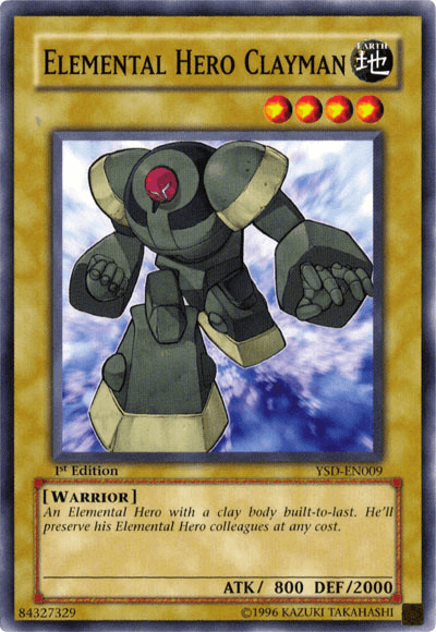 Elemental Hero Clayman [YSD-EN009] Common - Josh's Cards