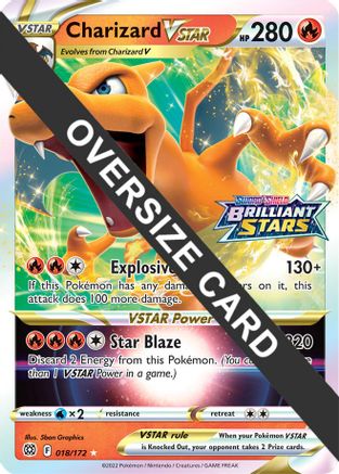 Charizard VSTAR [18] (Jumbo Cards) Holofoil