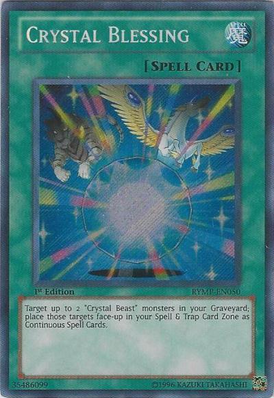 Crystal Blessing [RYMP-EN050] Secret Rare - Josh's Cards