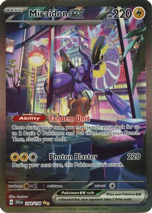 Miraidon ex - 244/198 [244] (SV01: Scarlet & Violet Base Set) Holofoil