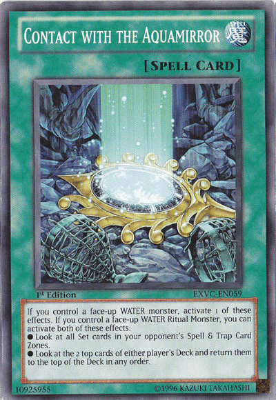 Contact with the Aquamirror [EXVC-EN059] Common - Josh's Cards