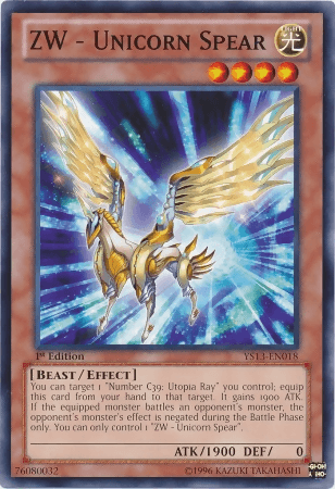 ZW - Unicorn Spear [YS13-EN018] Common - Josh's Cards