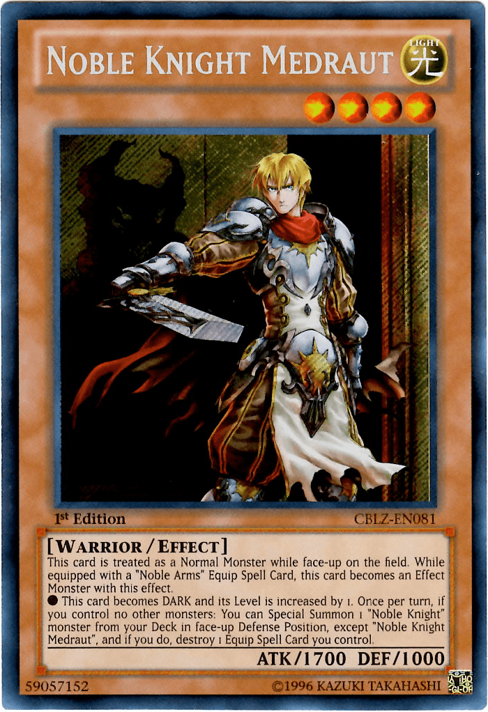 Noble Knight Medraut [CBLZ-EN081] Secret Rare - Josh's Cards