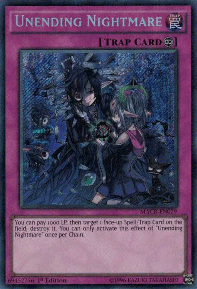 Unending Nightmare [MACR-EN079] Secret Rare - Josh's Cards