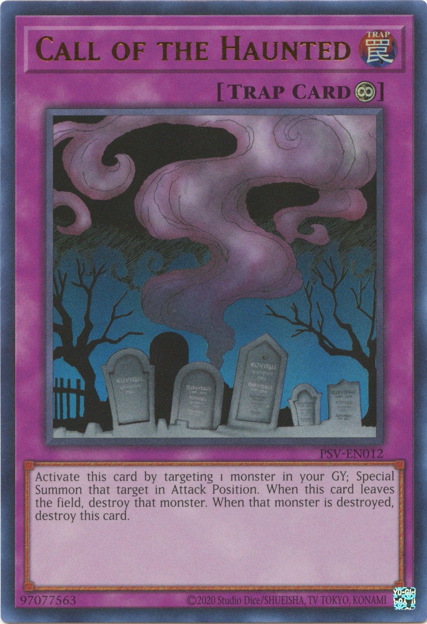 Call Of The Haunted (25th Anniversary) [PSV-EN012] Ultra Rare - Josh's Cards