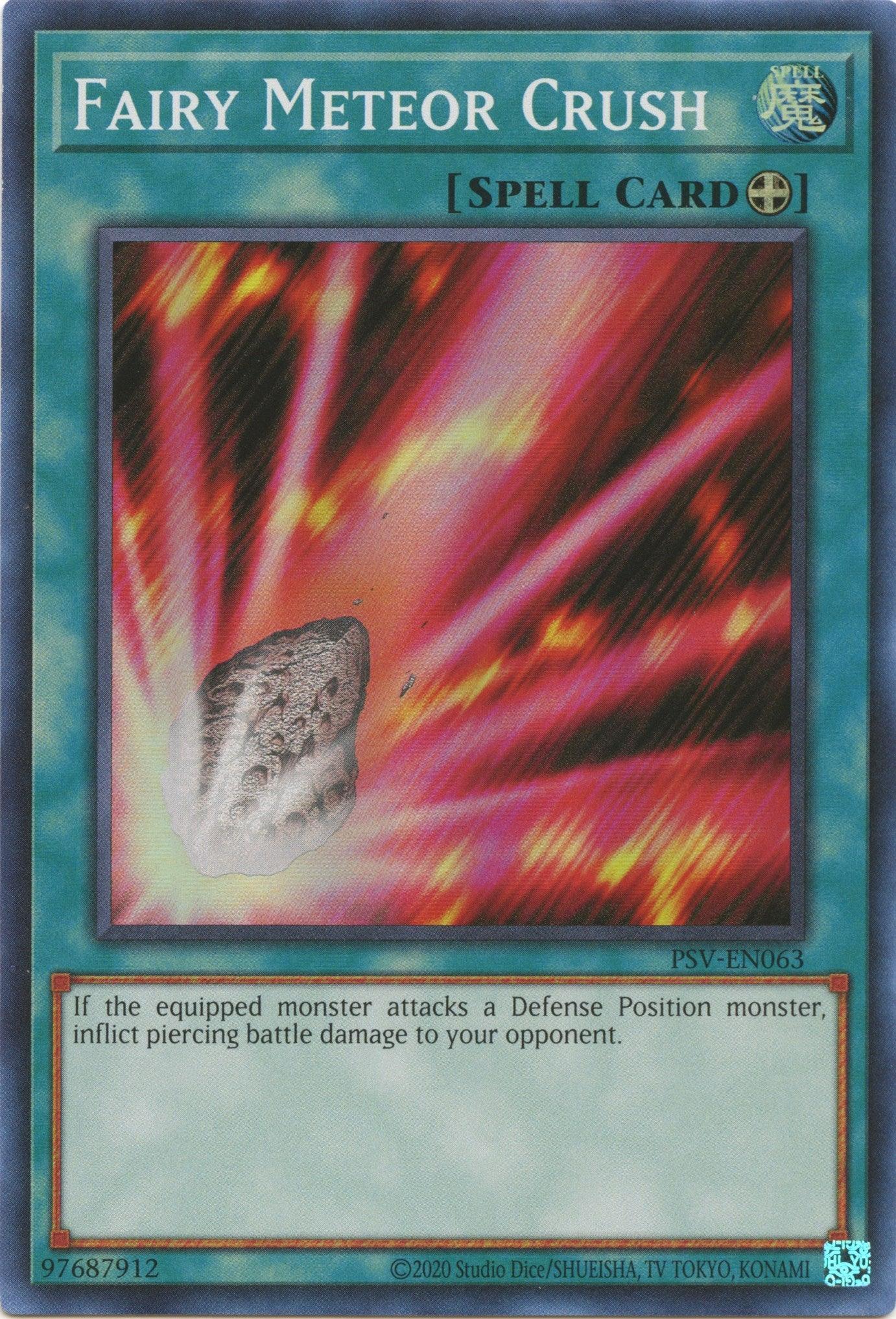 Fairy Meteor Crush (25th Anniversary) [PSV-EN063] Super Rare - Josh's Cards